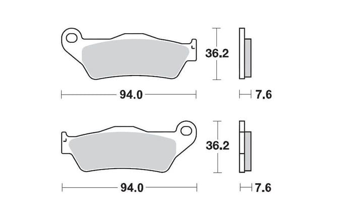 MMAST-17212125 Pastiglie freno anteriore Moto Master Nitro Sport KTM / Husqvarna