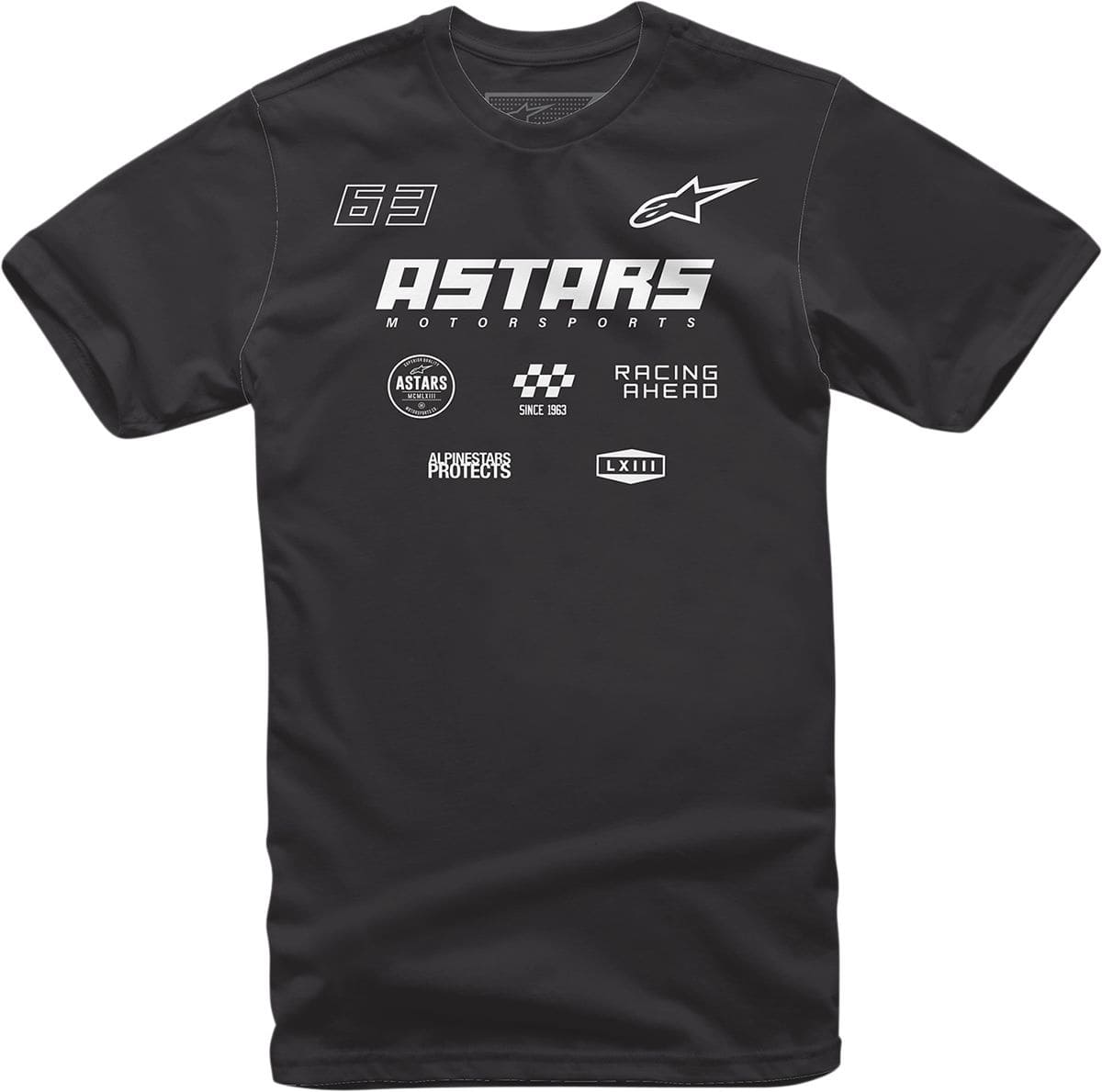 ALP303020909 T-shirt Alpinestars Multi Race nero XL