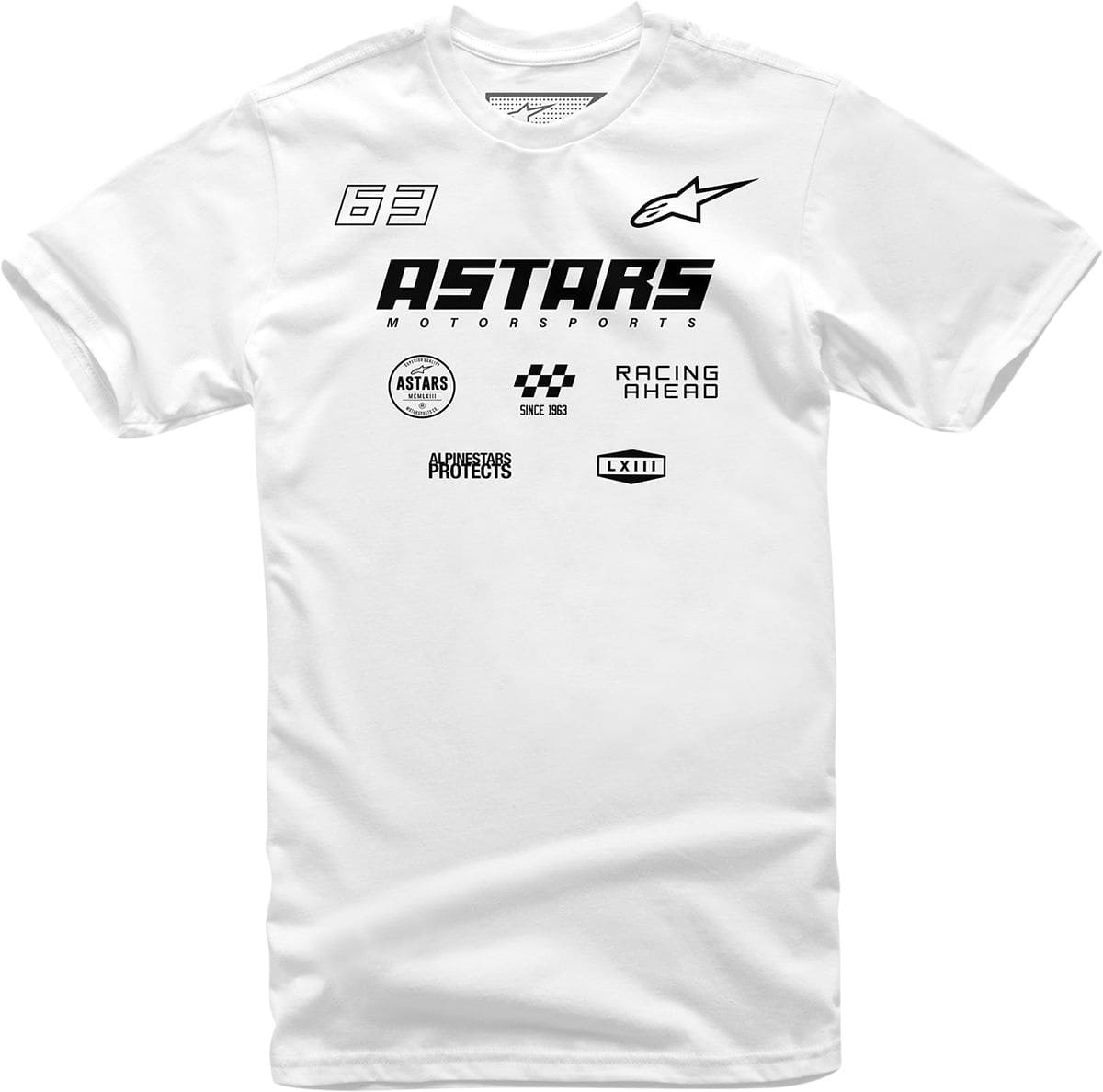 ALP303020920 T-shirt Alpinestars Multi Race bianco 2XL