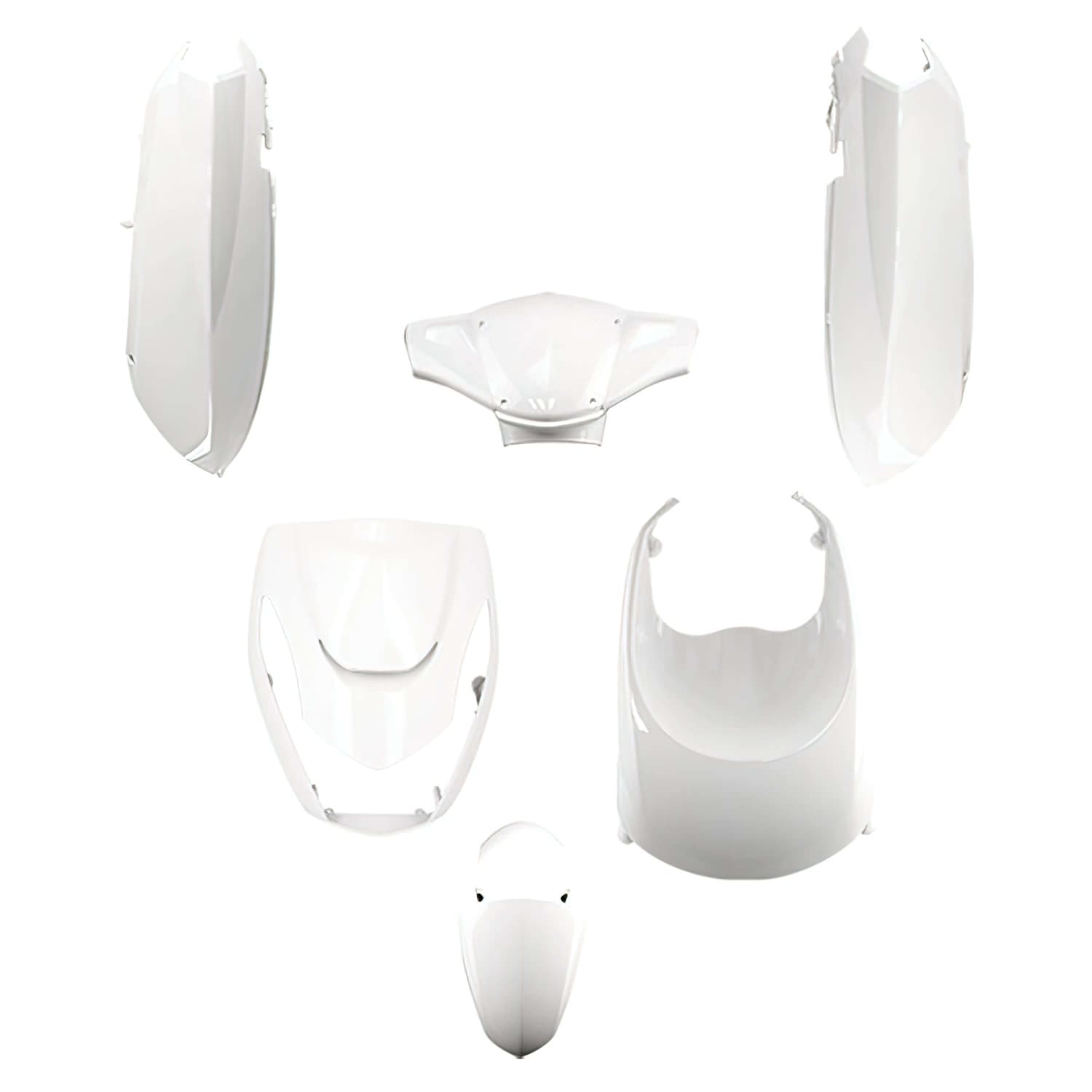 CGN512739 6-piece white Peugeot Kisbee fairing kit