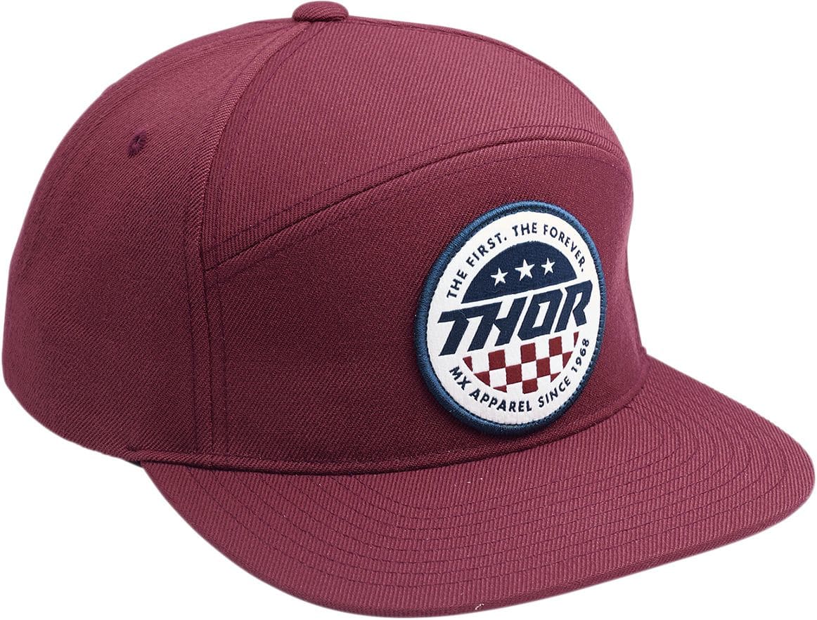 TH25013234 Thor S20 Patriot Cap Wine Red