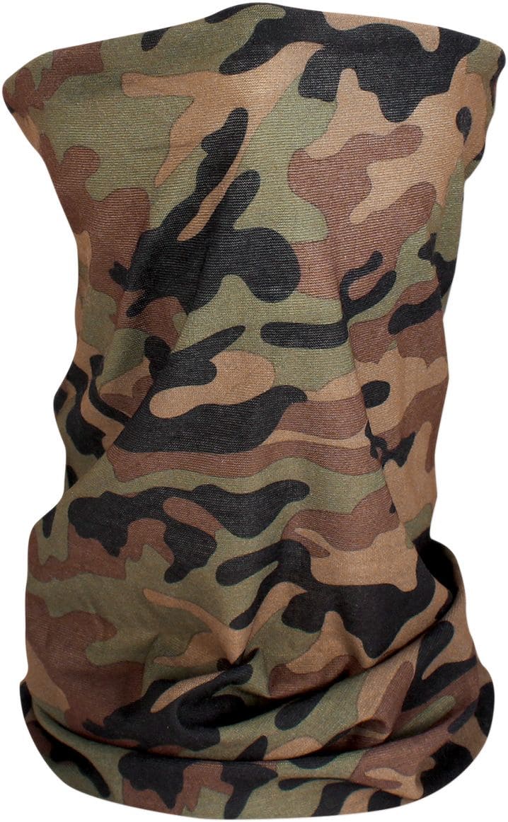 ZAN25020111 Motley Tube Neck Tube Zanheadgear Microfleece Lined Wood Camo