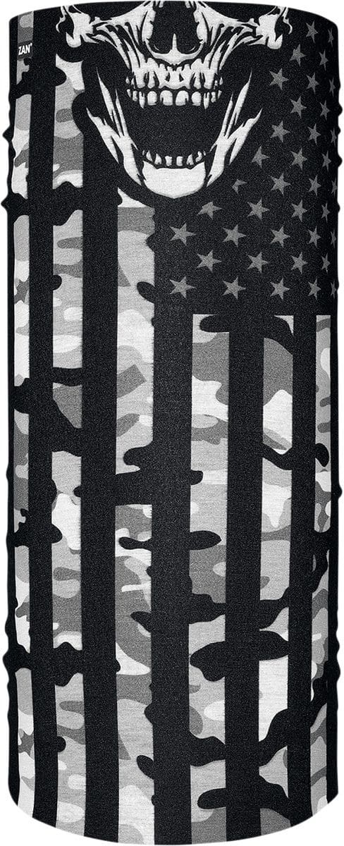 ZAN25020261 Motley Tube Zanheadgear Polyester Urban Camo Flag Neck Tube