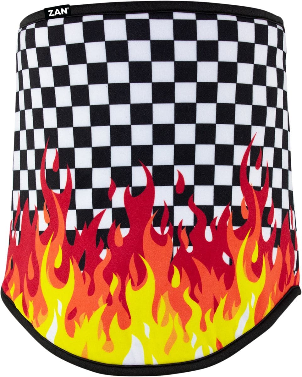 ZAN25020277 Zanheadgear Sportflex Checkered Flames Neck Warmer