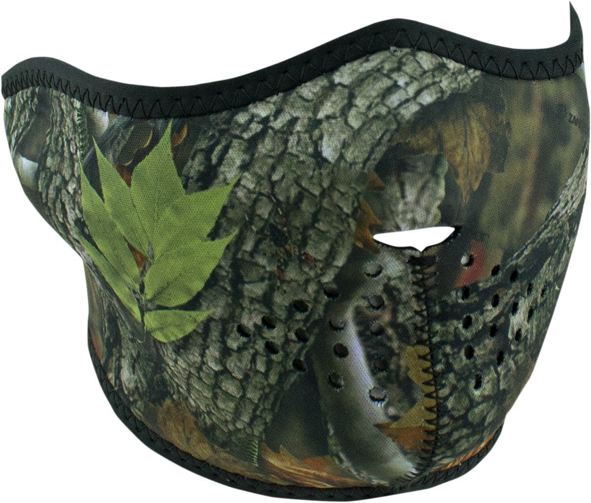 ZAN25030281 Mezza Mascherina neoprene Zanheadgear Forest Camo