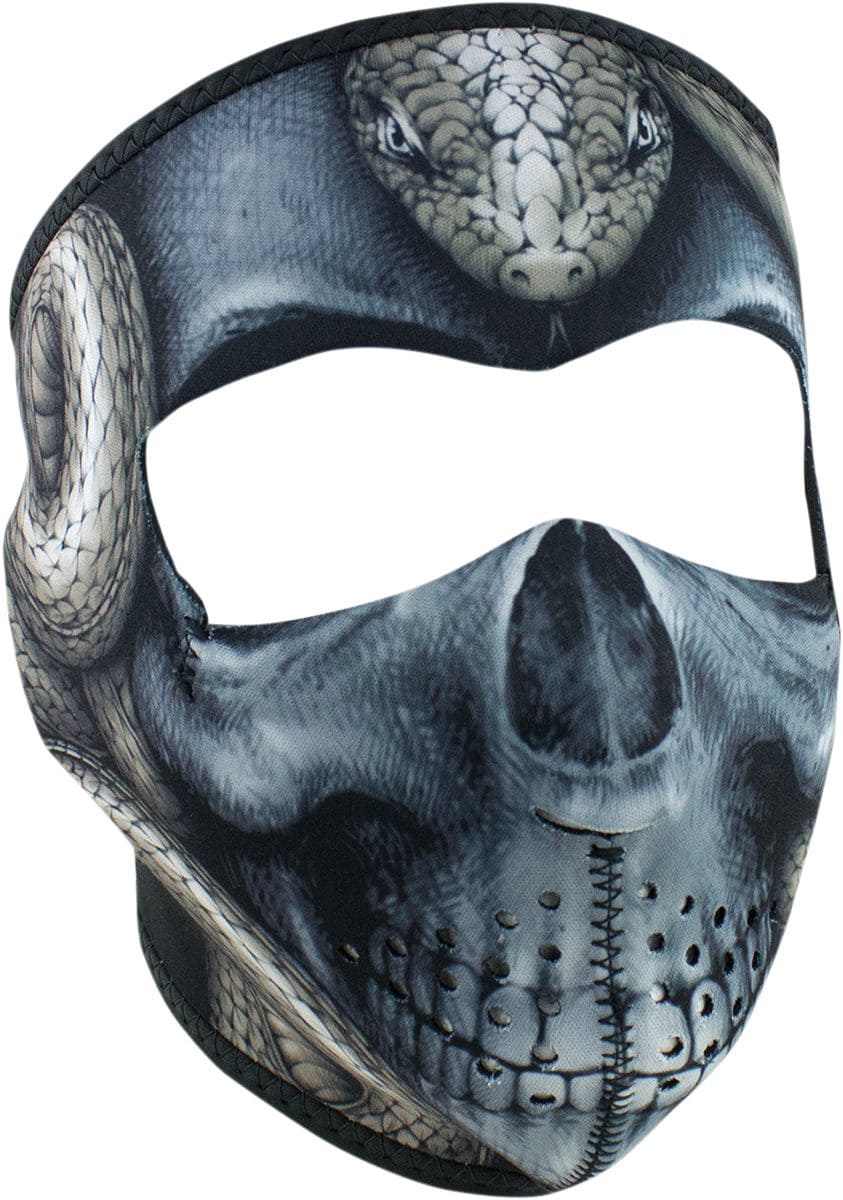 ZAN25030295 Mascherina neoprene Zanheadgear Snake Skull