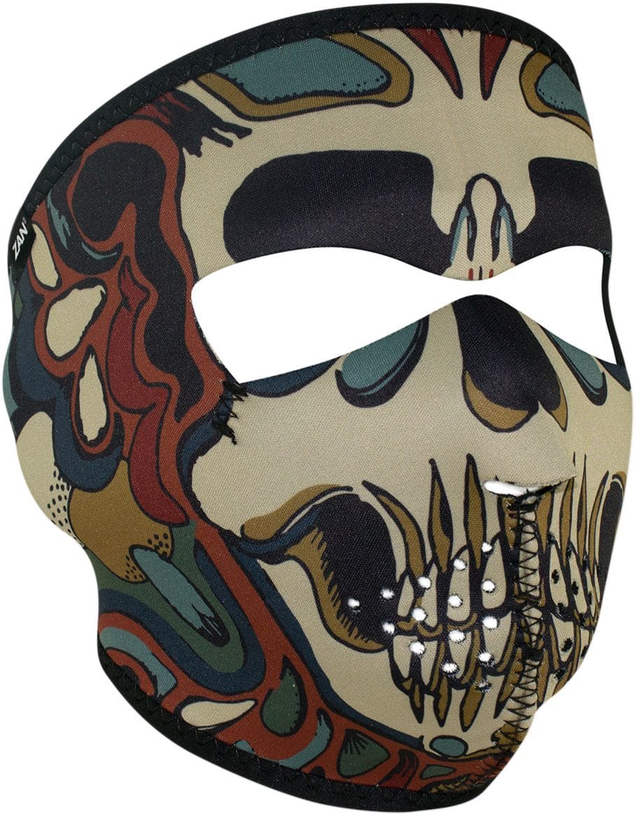 ZAN25030313 Mascherina neoprene Zanheadgear Psych Skull