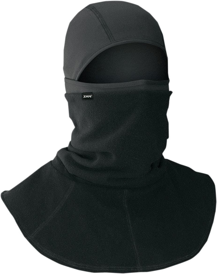 ZAN25030319 Passamontagna Zanheadgear con scaldacollo Black