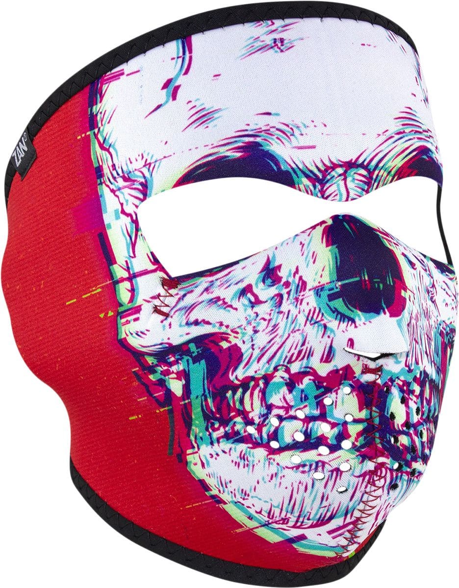 ZAN25030427 Zanheadgear Glitch Skull neoprene mask