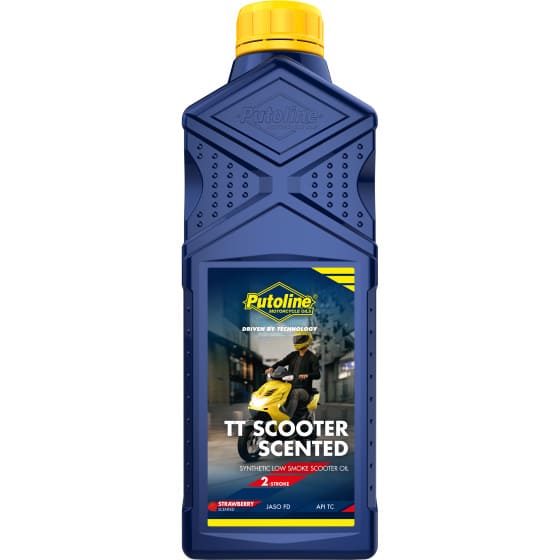 CGN476534 Olio motore 2T Putoline TT Scooter semi-sintetico fragola 1L