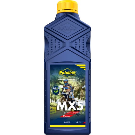 CGN484799 Olio motore 2T Putoline MX5 sintetico 1L