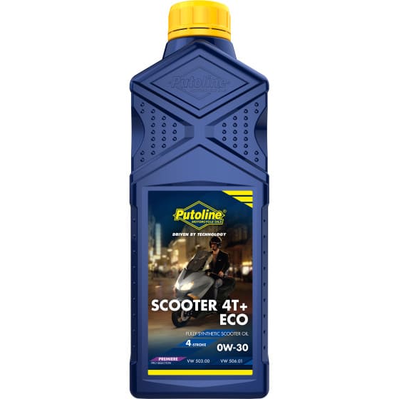 CGN497093 Engine oil 4T 0W30 Putoline Scooter 4T+ ECO START AND STOP 100% synthetic 1L