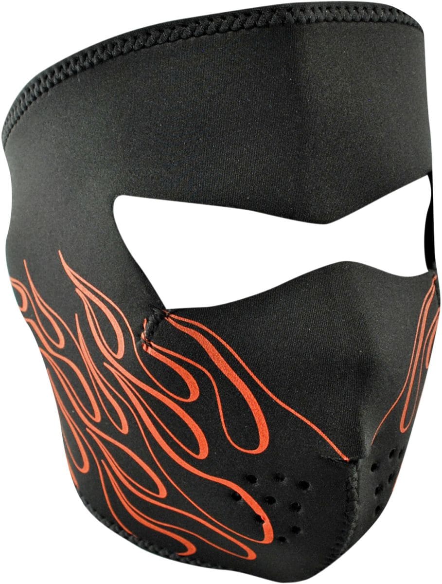 ZAN2503-0108 Maschera Fiamme arancioni