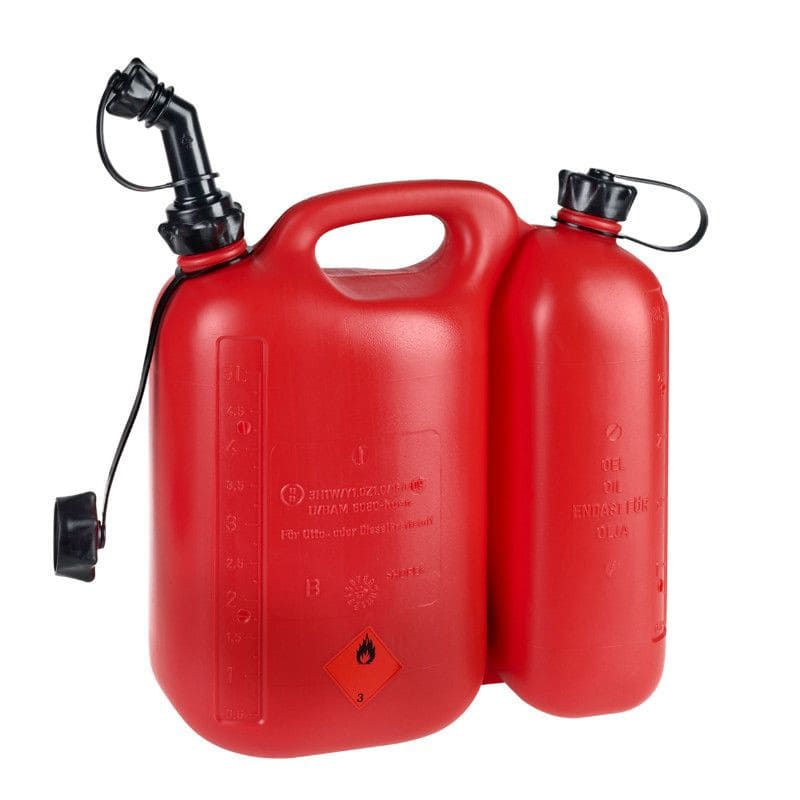 PR168271 Tanica benzina Pressol polietileno rosso con camera doppia 3L/5L