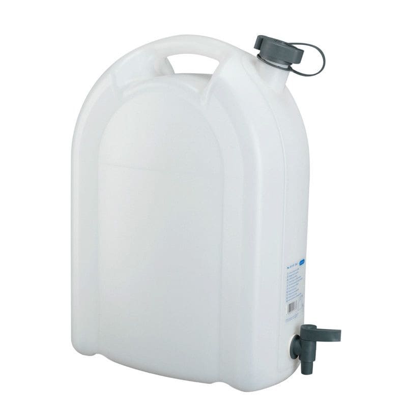 PR168273 Tanica benzina / acqua Pressol polietileno con tappo e rubinetto trasparente 20L