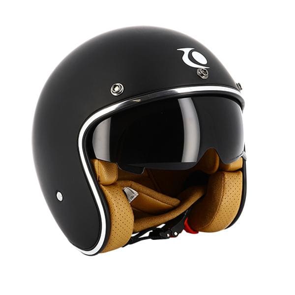 CGN515403 Casco jet Trendy T-105 nero opaco XXL