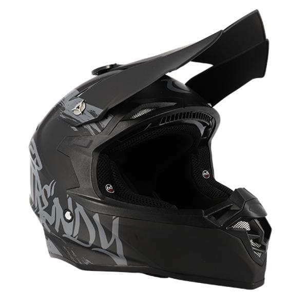 CGN515457 Trendy T-904 Cross Helmet Black/Matte Grey XXL