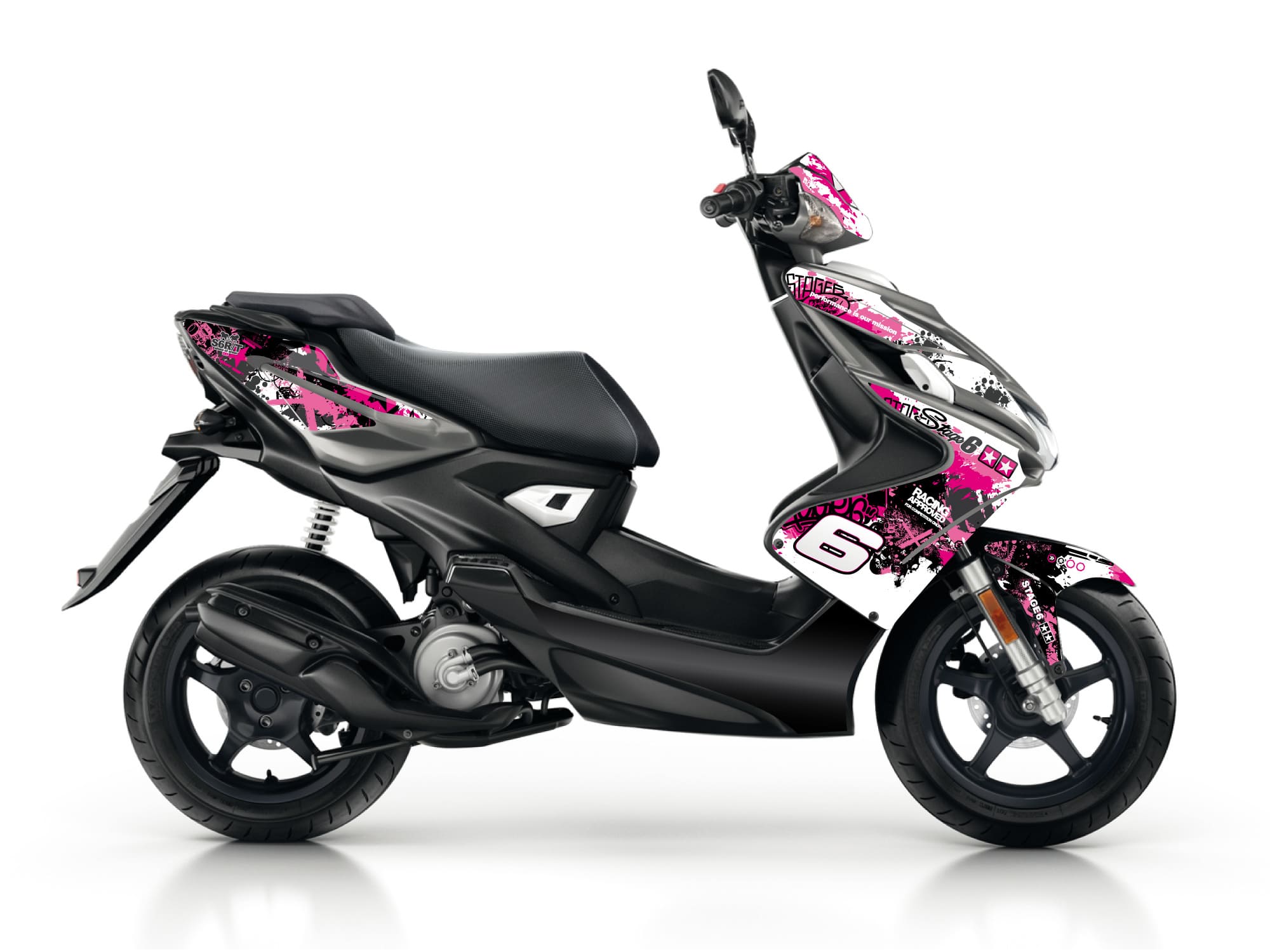 S6-056602/PK Kit deco Stage6 pink - black Yamaha Aerox / Nitro after 2013