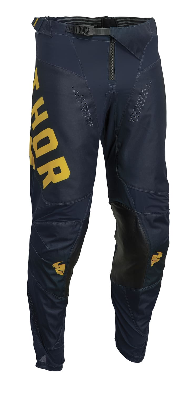 TH29019980 Pantaloni cross Thor Pulse Vapor blu notte / giallo 44