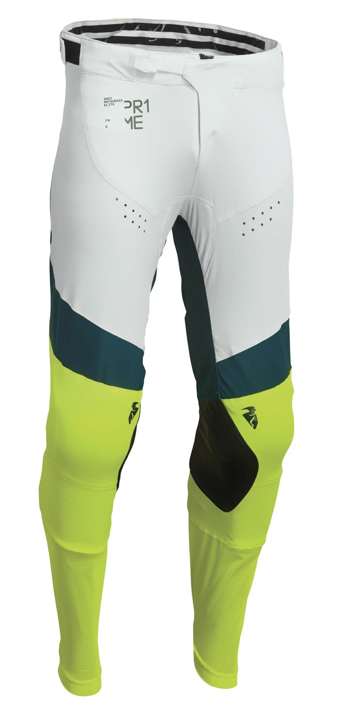 TH29019962 Thor Prime Strike Deep cross pants teal / acid (white / blue / yellow) 40