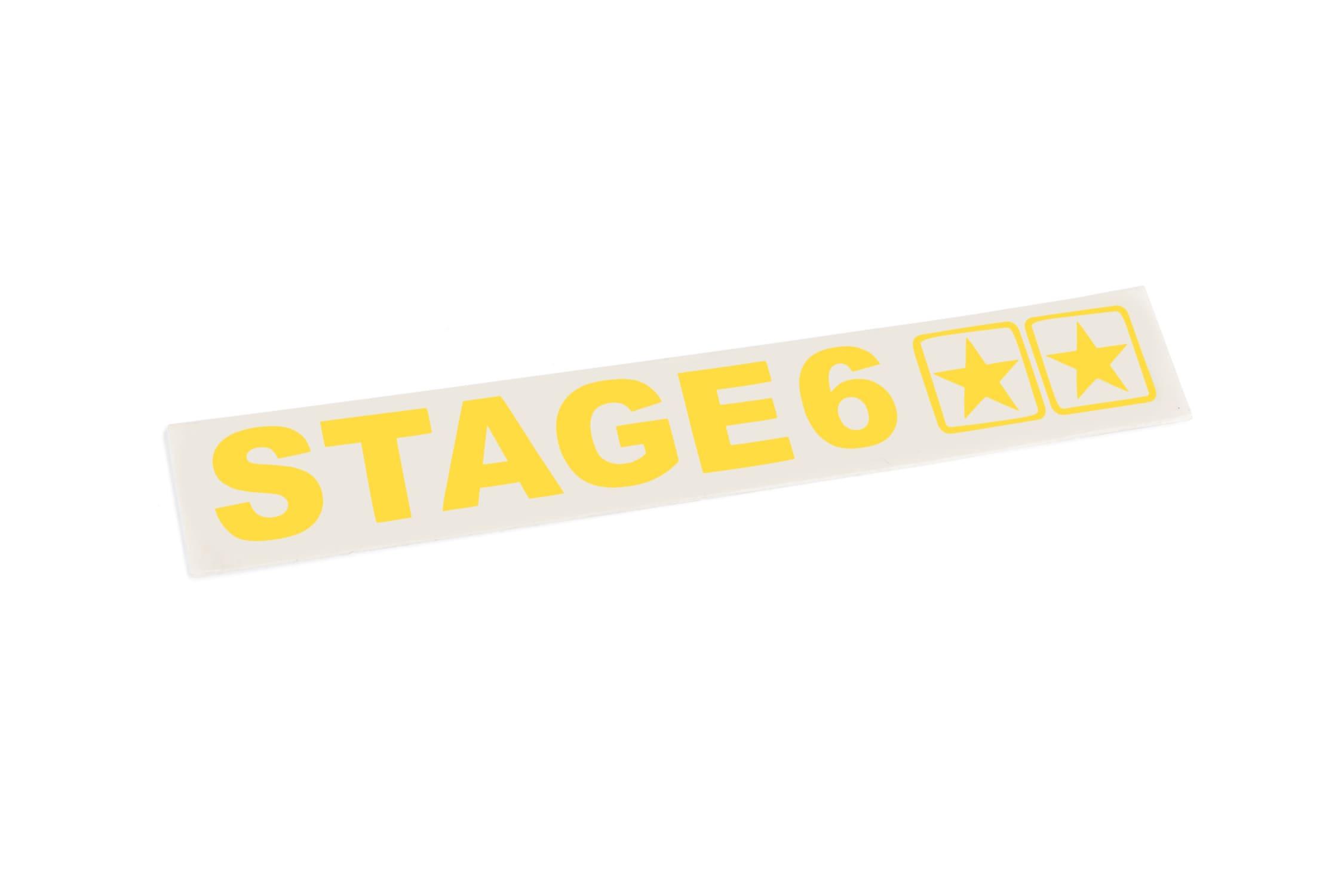 S6-0520/YE Adesivo tracciato Stage6 110x33mm giallo