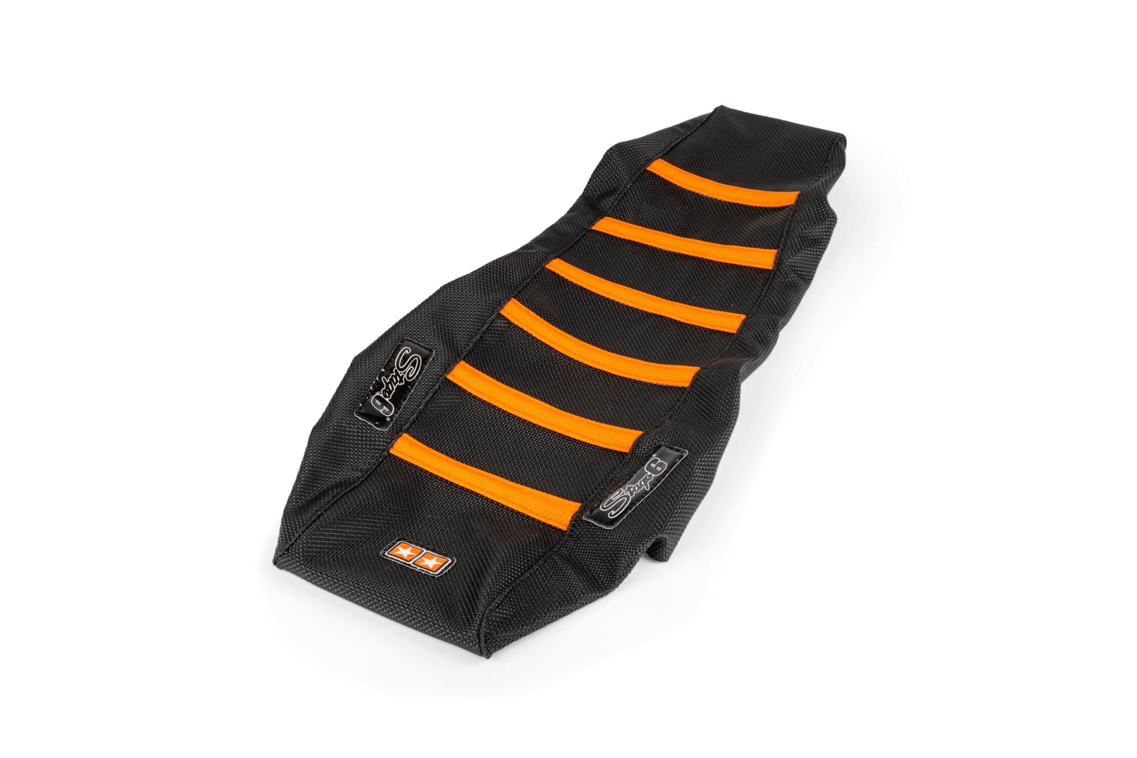 S6-059252/BK Stage6 seat cover black - orange Derbi X-Treme/ X-Race after 2011