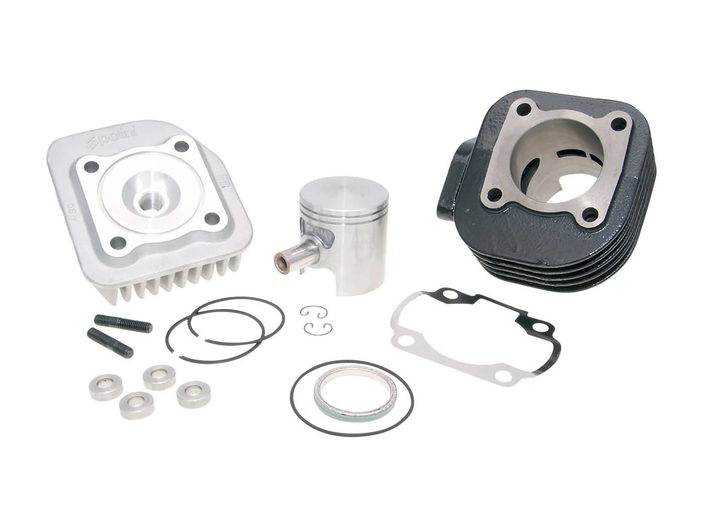 P125.0008 70cc Polini Sport cast iron cylinder kit D.47mm Kymco horizontal