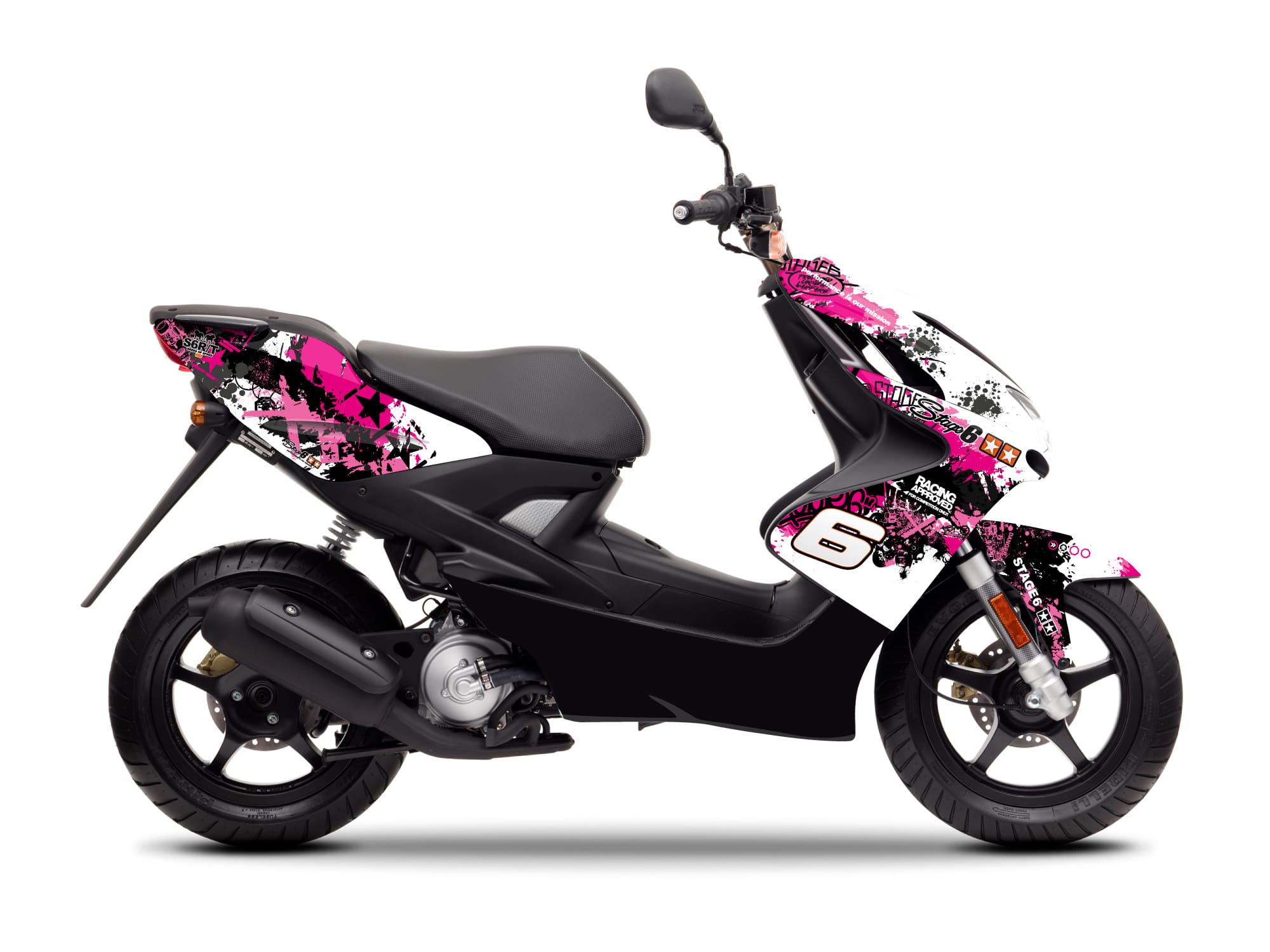 S6-056601/PK Kit deco Stage6 pink - black Yamaha Aerox / Nitro fino 2013