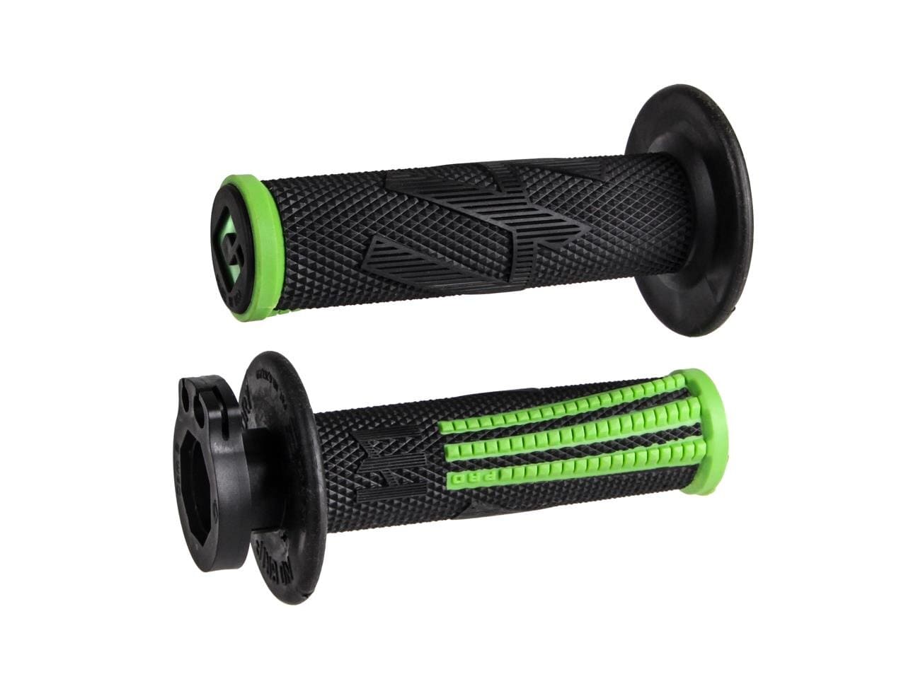 ODI-H36EPBN ODI Emig Pro V2 Lock-on full diamond grips black / green