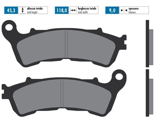 P174.0081 Pastiglie freno Polini Original Honda SH