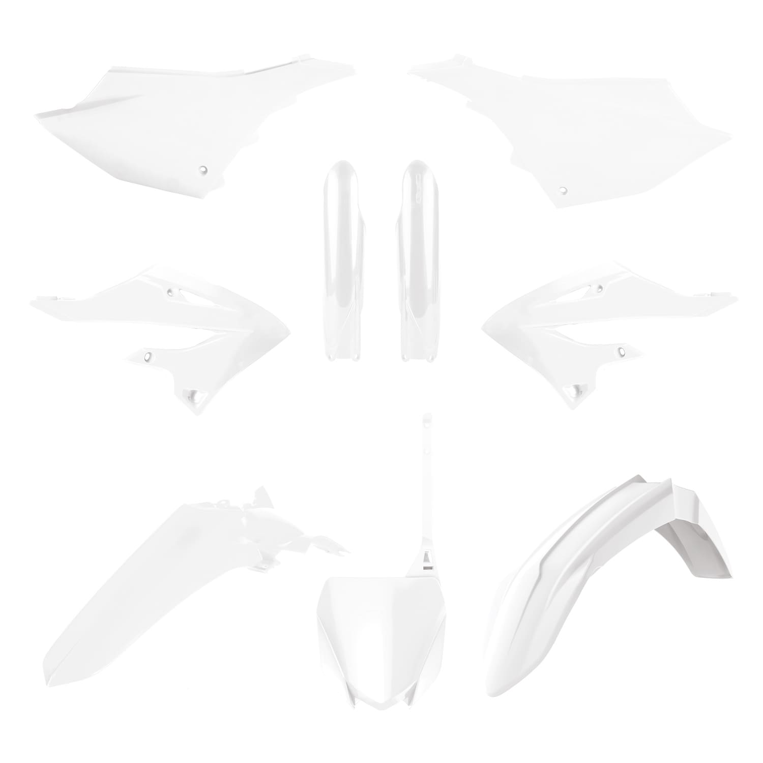 POL-14033673 Polisport Complete Fairing Kit White YZ 2022