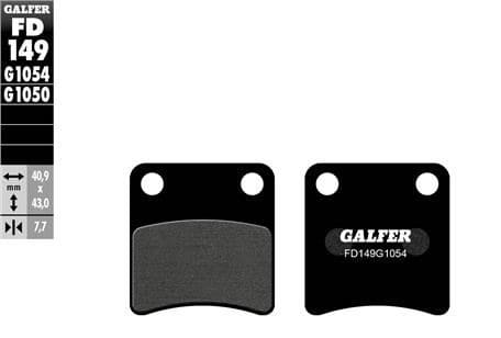 GLS2051 Galfer Semi-Metallic Brake Pads Scooter Honda Dio