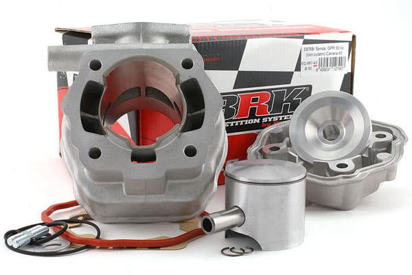 BRK-EQ-997-43 Cylinder Kit 85cc Barikit Racing Carrera 43 Big Bore Derbi Euro2 (EBE / EBS)