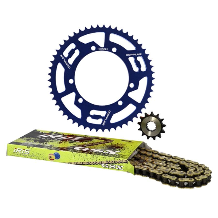 CGN509944 Blue Aluminum Chain Kit 13x53 - 420 Rieju MRT