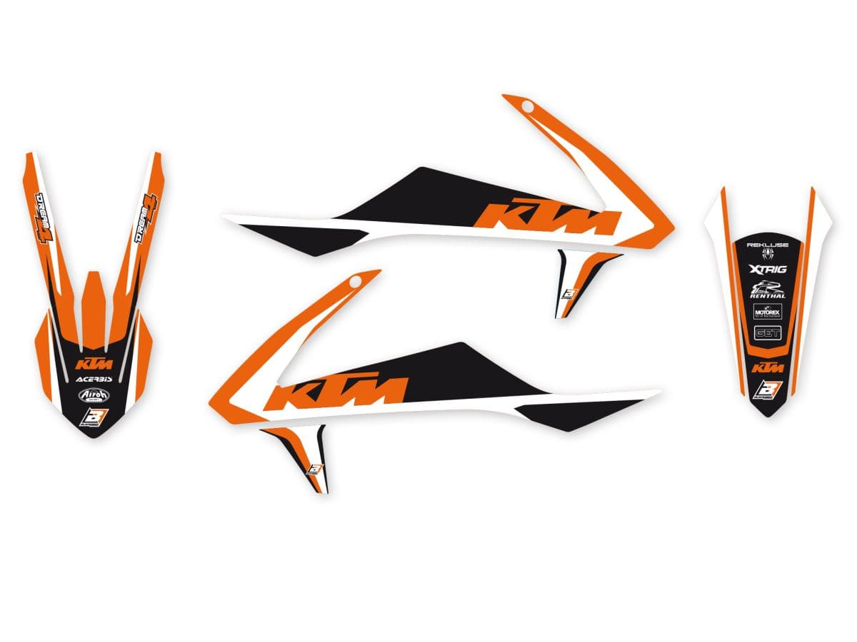 BB-43025792 Fairing deco kit with seat cover Blackbird KTM 2016-2018