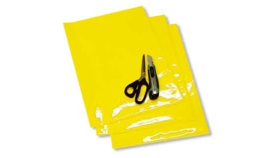 BB-43100810 Blackbird Adhesive Sheets 47x33cm Fluorescent Yellow