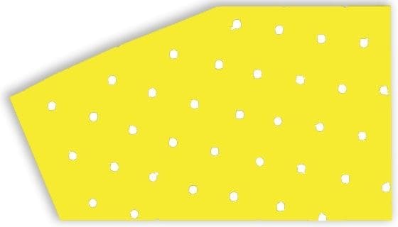 BB-43100812 Blackbird adhesive sheets 47x33cm perforated fluorescent yellow