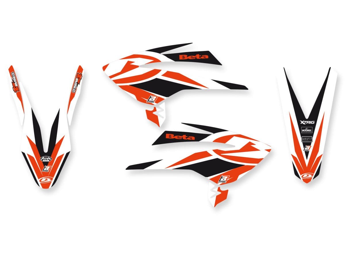 BB-43025753 Fairing deco kit with seat cover Blackbird Beta RR 2007-2009