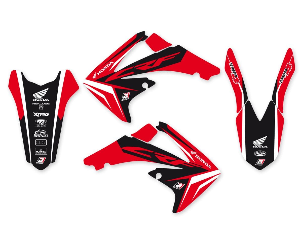 BB-43025764 Fairing deco kit with seat cover Blackbird CRF 250 2010-2013