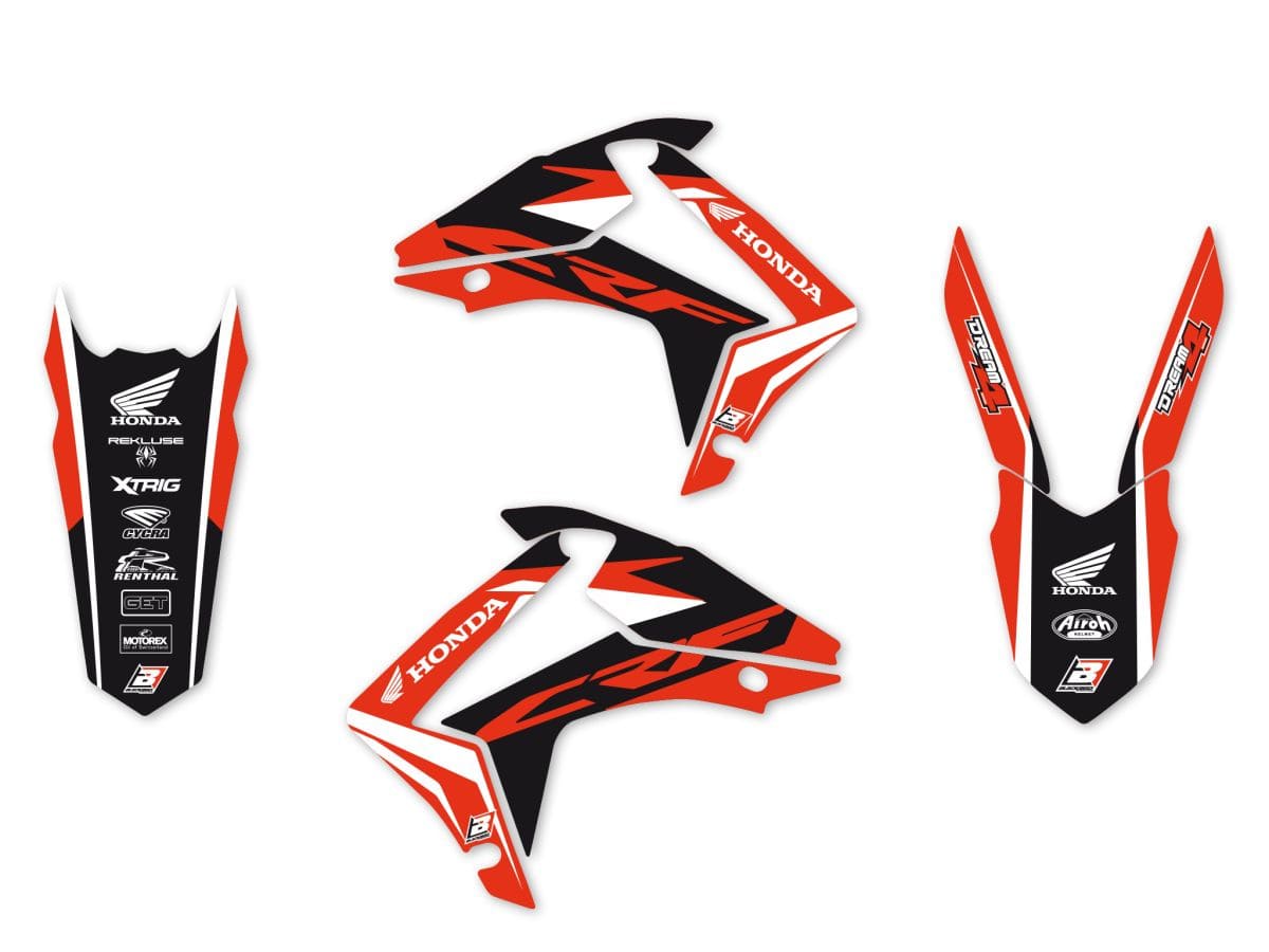 BB-43025765 Fairing deco kit with seat cover Blackbird CRF 250 2014-2017