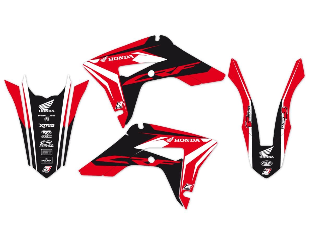 BB-43025766 Fairing deco kit with seat cover Blackbird CRF 250 2018-2019