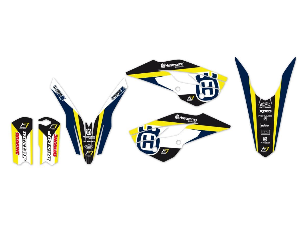 BB-43025770 Fairing deco kit with seat cover Blackbird DR4 TC 85 2014-2017