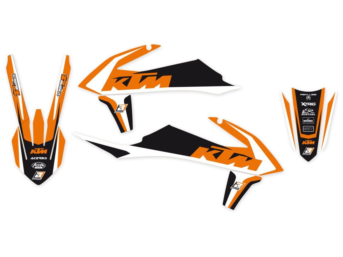 BB-43025793 Fairing deco kit with seat cover Blackbird KTM 2019-2022