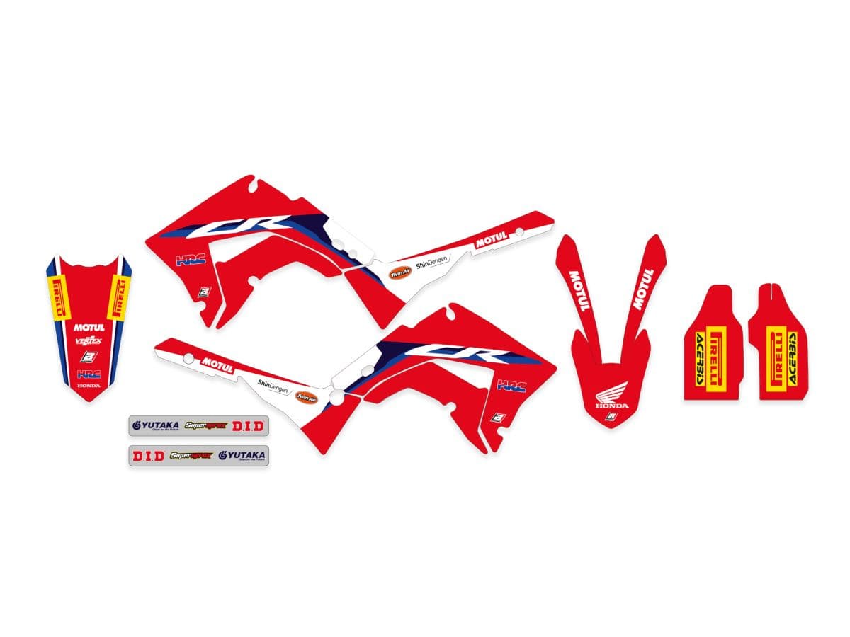 BB-43025861 Kit deco carena completo Blackbird Replica HRC 2020 CR 125 / 250 2002-2007 restyle kit