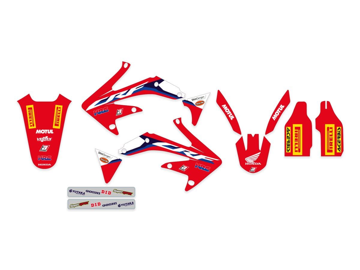 BB-43025863 Kit deco carena completo Blackbird Replica HRC 2020 CRF 450 2005-2008