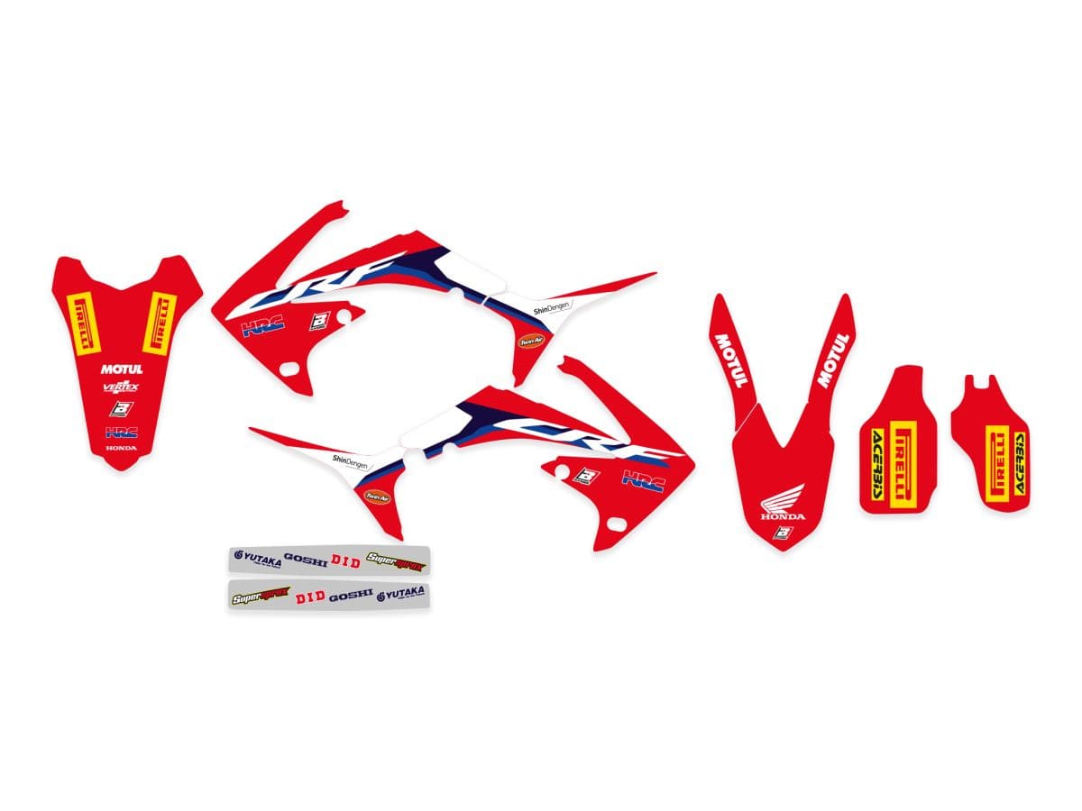 BB-43025895 Kit deco carena completo con coprisella Blackbird Replica HRC 2019 CRF 250 / 450 2009-2013