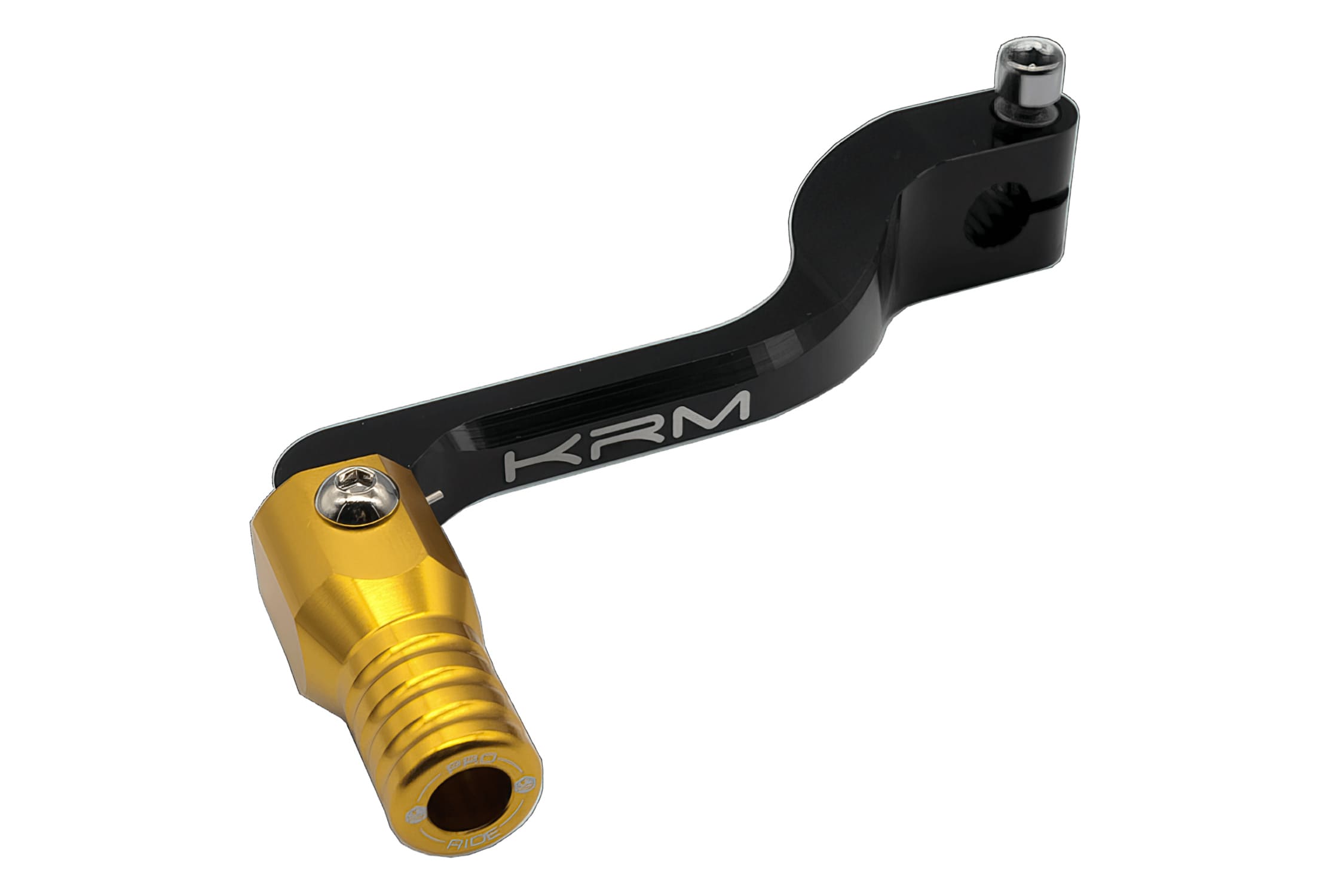 KR328F Pedalina cambio KRM nero / oro Derbi