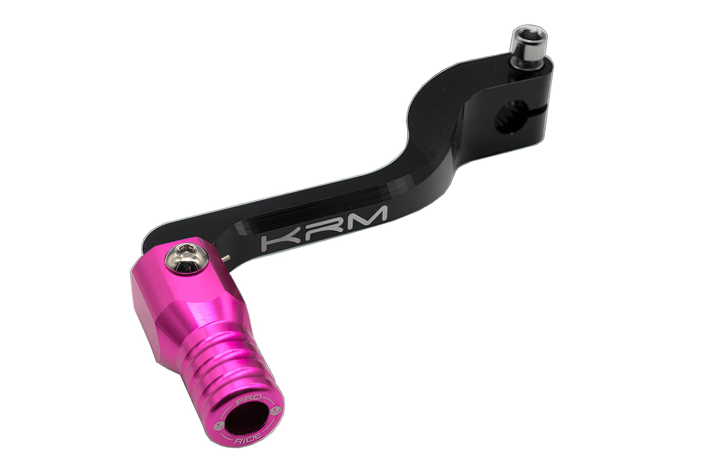 KR329F Pedalina cambio KRM nero / rosa Derbi