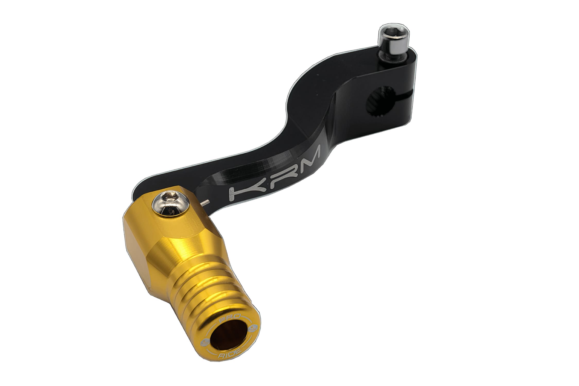 KR334F KRM Gear Shifter Pedal Black/Gold Minarelli AM6