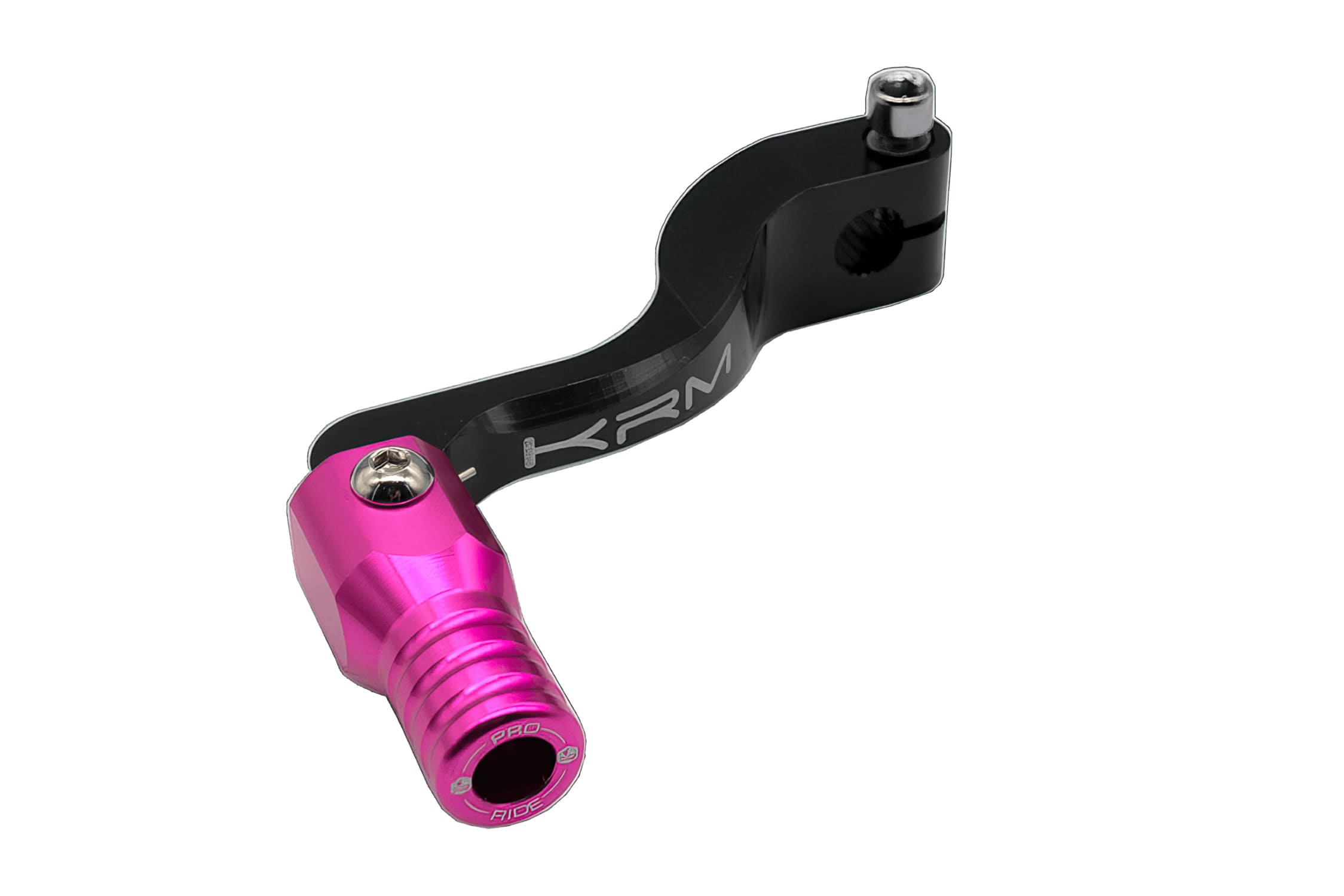 KR335F KRM Gear Shifter Pedal Black/Pink Minarelli AM6